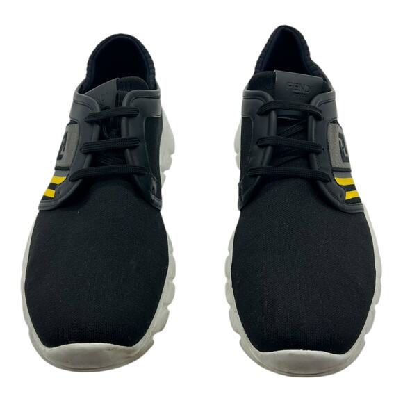 Fendi Knit High Top Lace-Up Sneakers main image 4